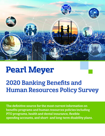 2020 Banking Benefits And Human Resources Policy Survey