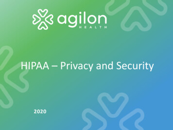 HIPAA – Privacy And Security