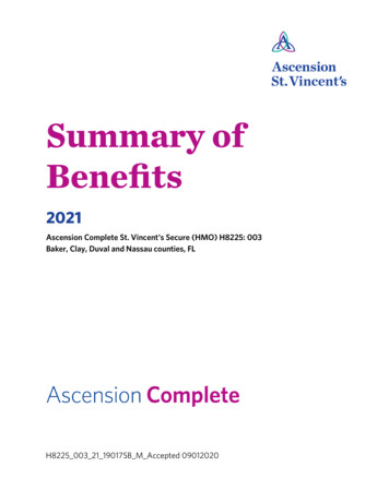 Summary Of Benefits - Ascension Complete