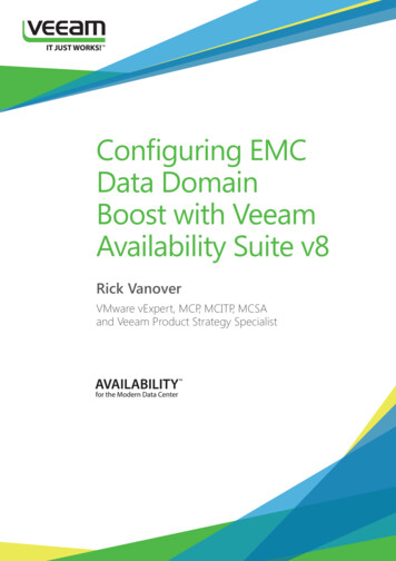 Configuring EMC Data Domain Boost With Veeam 