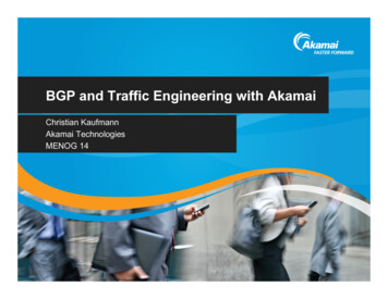 20140331 MENOG BGP And Traffic Engineering With Akamai