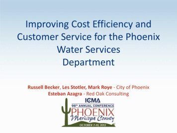 Improving Cost Efficiency And Customer Service For The .