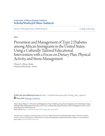 Prevention And Management Of Type 2 Diabetes Among 