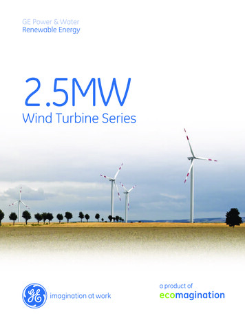 GE Power & Water Renewable Energy 2 - Wind-turbine 