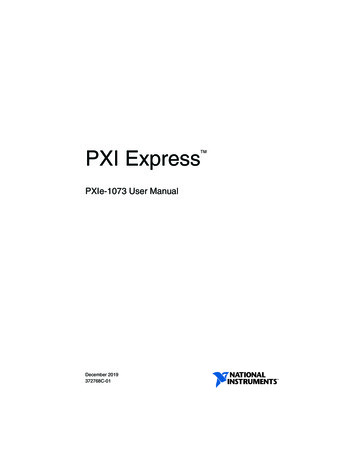 PXIe-1073 User Manual - National Instruments
