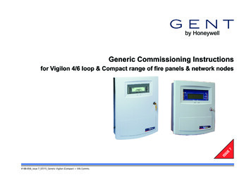 Generic Commissioning Instructions - GentExpert