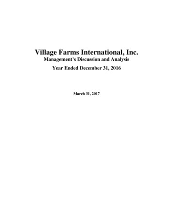 Village Farms International, Inc.
