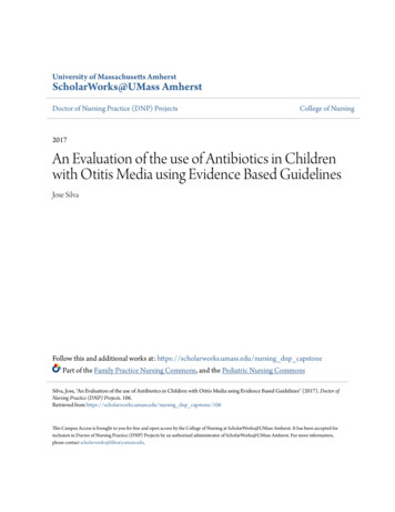 An Evaluation Of The Use Of Antibiotics In Children With .