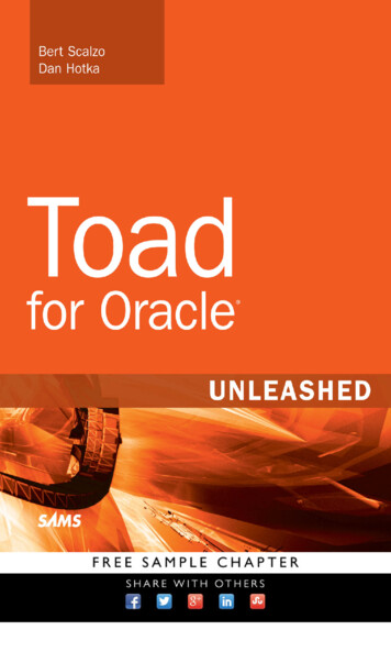 Toad For Oracle Unleashed