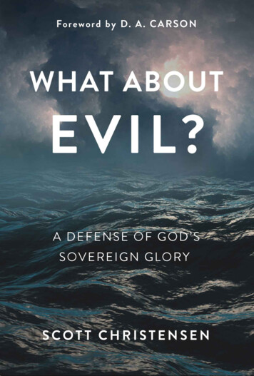 “Why Is There Evil In The World? Scott Christensen Shows .