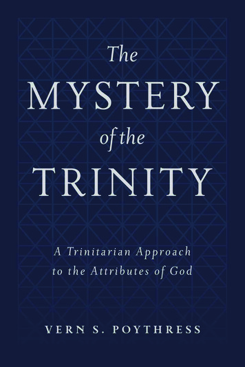POYTHRESS Mystery Of The Trinity