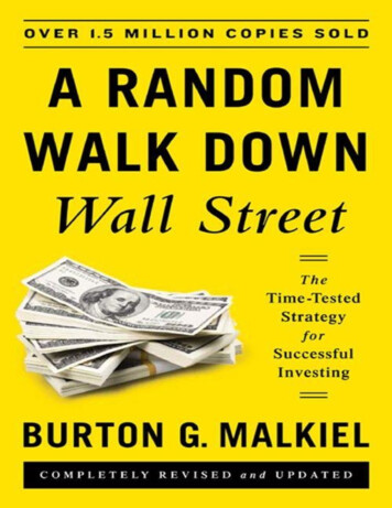 A Random Walk Down Wall Street - WordPress 