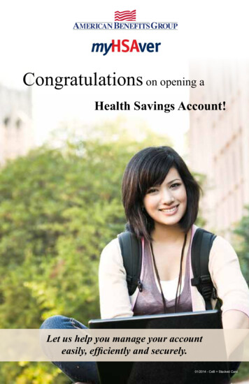 Health Savings Account!