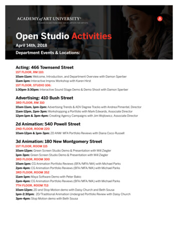 Open Studio Activities - Academy Of Art University