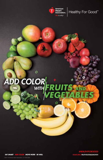 ADD COLOR WITH FRUITS AND VEGETABLES - Heart