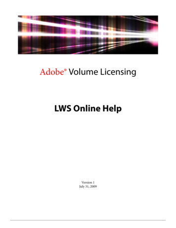 Adobe Volume Licensing - Partners HealthCare