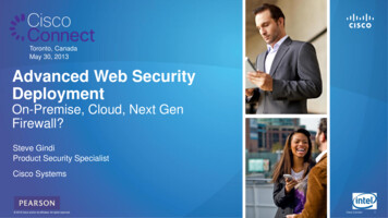 Advanced Web Security Deployment - Cisco 