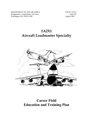 1A2X1 Aircraft Loadmaster Specialty - The Aviation Zone