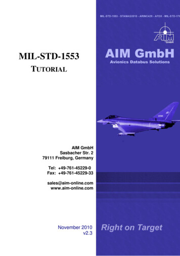 MIL-STD-1553 - AIM Online