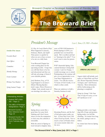 The Broward Brief - Perfectly Paralegal Resources