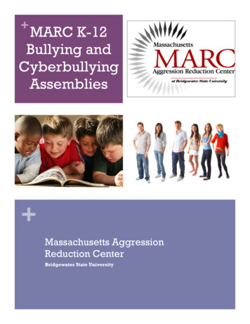 MARC K-12 Bullying And Cyberbullying Assemblies