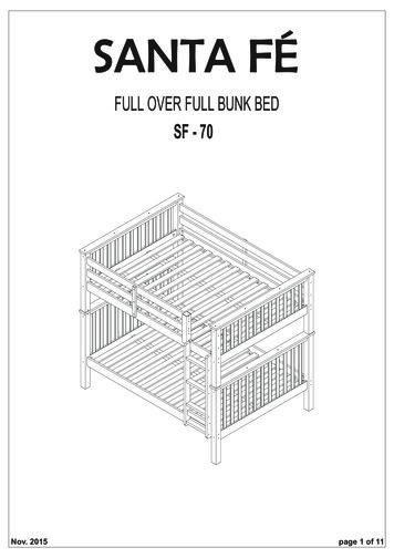 FULL OVER FULL BUNK BED SF - 70