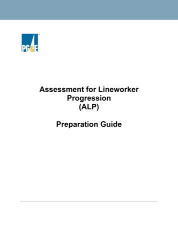 Assessment For Lineworker Progression (ALP) Preparation Guide