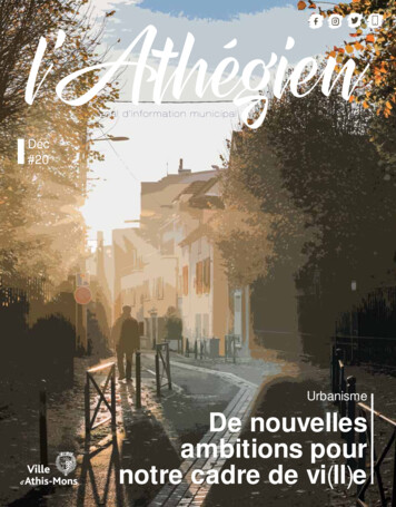 L'Athégien #138 - Décembre 2020 - Athis-Mons