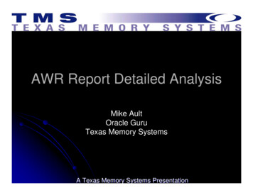 AWR Report Detailed Analysis - NYOUG