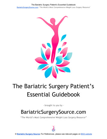 The Bariatric Surgery Patient’s Essential Guidebook