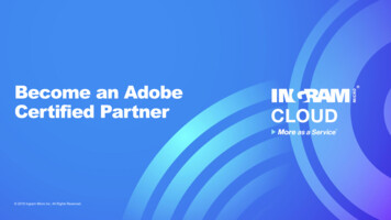 Become An Adobe Certified Partner - Ingrammicro.nl