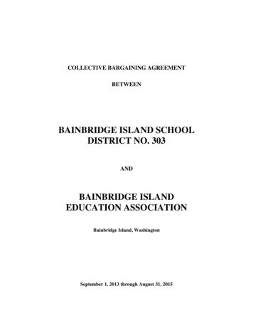 BAINBRIDGE ISLAND SCHOOL DISTRICT NO. 303