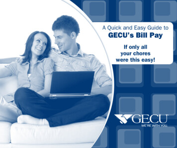 A Quick And Easy Guide To GECU’s Bill Pay