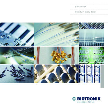 BIOTRONIK Quality In Every Detail