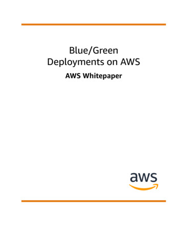 Blue/Green Deployments On AWS - AWS Whitepaper