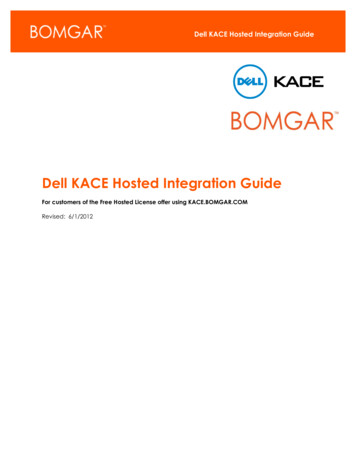 Dell KACE Hosted Integration Guide