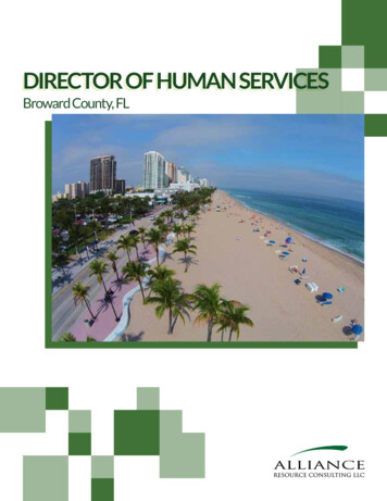 DIRECTOR OF HUMAN SERVICES - Alliancerc 