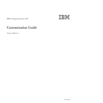 IBM CL/SuperSession For Z/OS Customization Guide