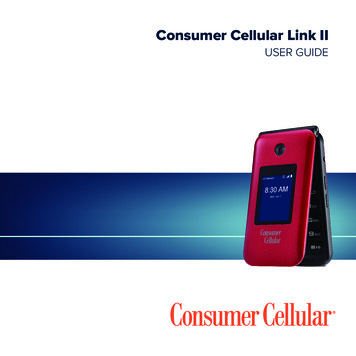 USER GUIDE - Consumer Cellular