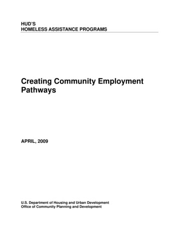 Creating Community Employment Pathways