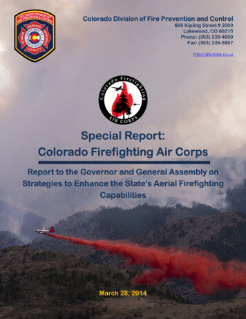 Special Report: Colorado Firefighting Air Corps