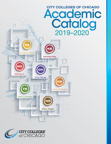 2020 ACADEMIC CATALOG - Ccc.edu