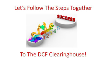 To The DCF Clearinghouse!