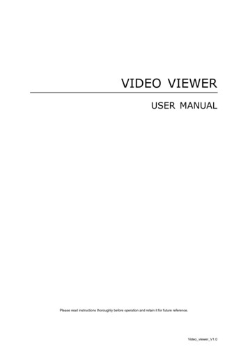 VIDEO VIEWER - Surveillance- 