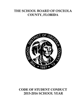 THE SCHOOL BOARD OF OSCEOLA COUNTY, FLORIDA