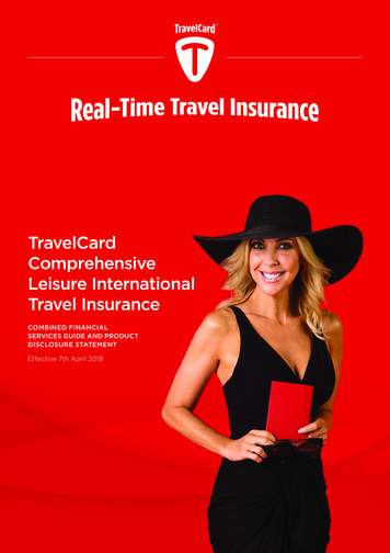 Comprehensive Leisure International Travel Insurance