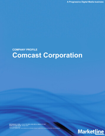 Comcast Corporation COMPANY PROFILE