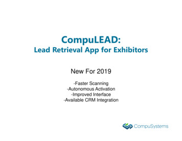 Lead Retrieval App For Exhibitors - HPBExpo
