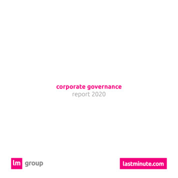 Corporate Governance Report 2020 - Cloudinary