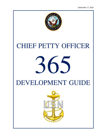 September 17, 2016 - SAILOR 360 & CPO 365: US Navy .